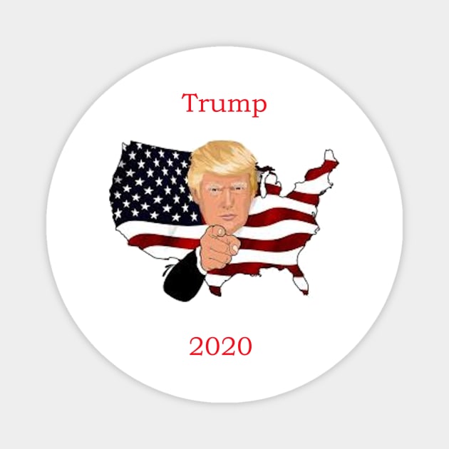 Trump 2020 Magnet by GMAT